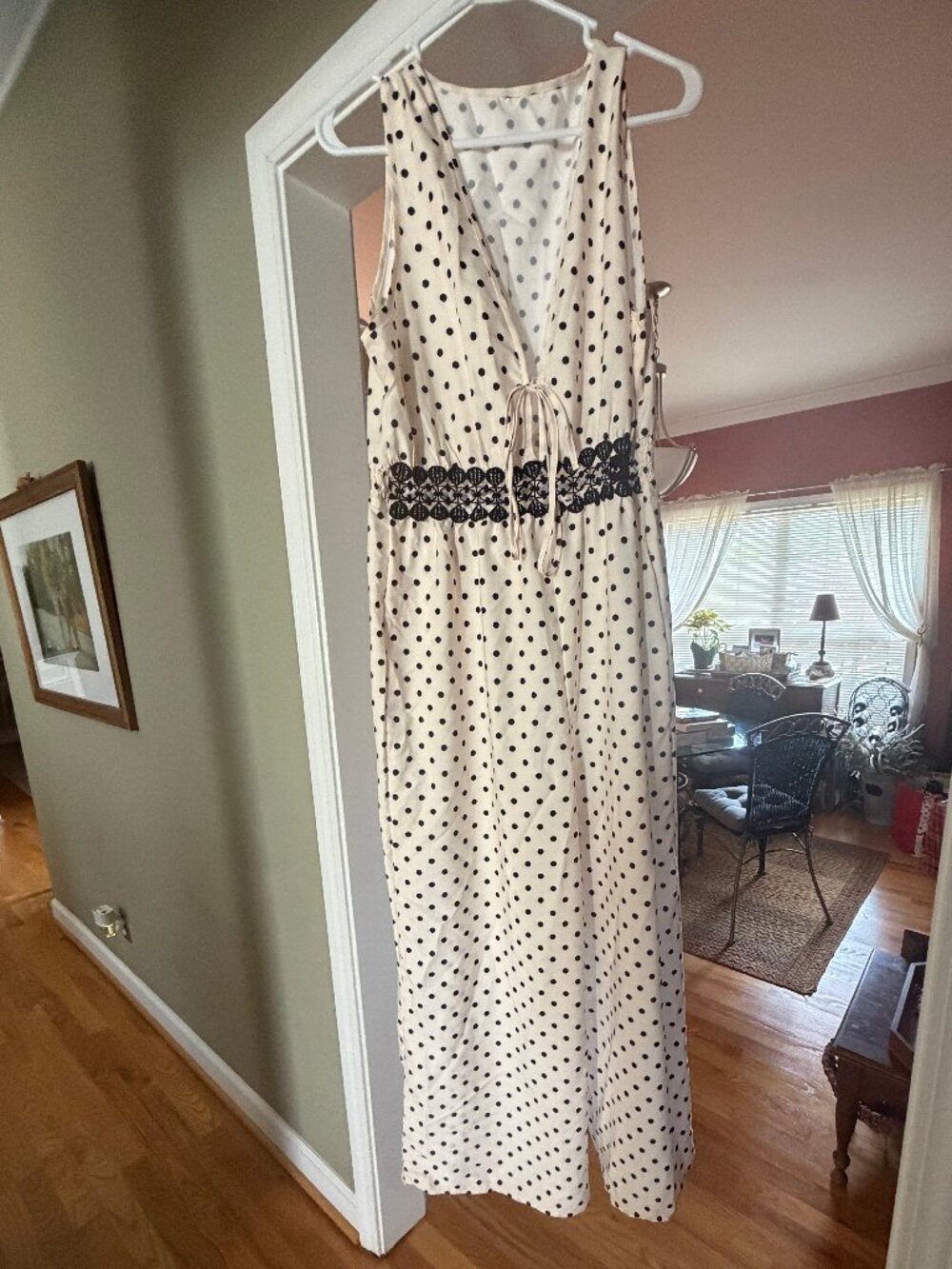 NEW Polka Dot Jumpsuit M/L Lightweight